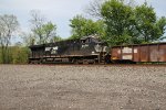 NS 8070 is a rear end DPU on train 12G at Thompsontown PA